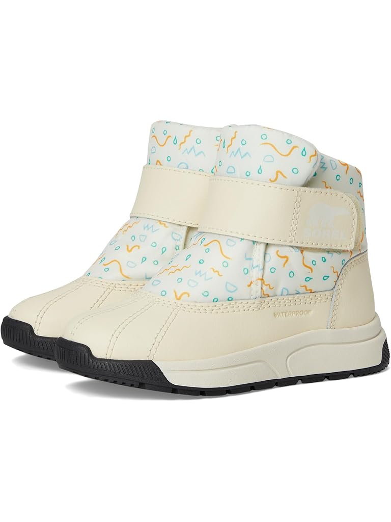 White SOREL Whitney III Strap Mid Waterproof (Toddler)