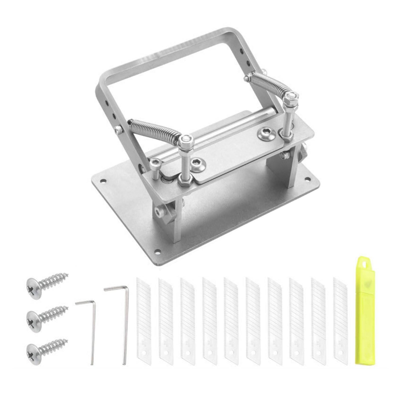Ojiva® Replaceable Manual PU Material Skiver Adjustable Thickness PU | Material Thinning Machine Industrial Grade for DIY Enthusiasts, Workshop, Craft Room, 150-image-33