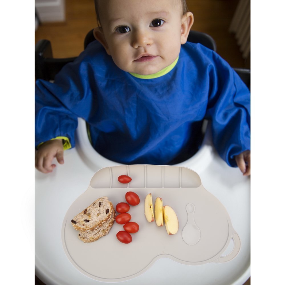 Childrens Placemats,Silicone Suction NonSlip Baby Eating Mat with Food