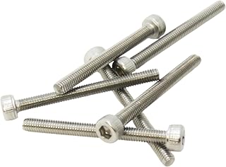 M3 六角穴付きボルト 304ステンレス 各サイズ M3 x 5mm M3 x 10mm M3 x 20mm M3 x 30mm M3 x 40mm M3 x 50mm DIN912 シルバートーン 6個入り (M３－３０ｍｍ ６本)