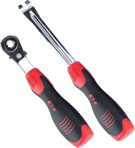 Miniatura 11 de Performance Tool W80110 - Esparcidor de pistón sin engranajes, llave de expansión de 360 grados, separador de pastillas para pistón único, doble