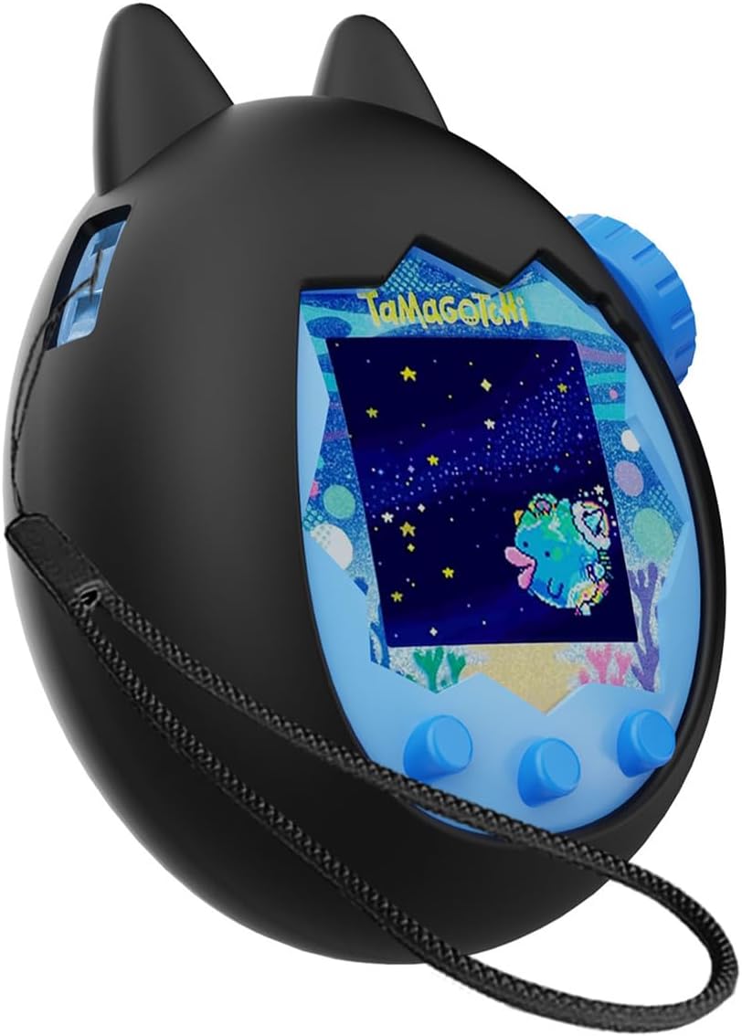 For Tamagotchi Paradise Case, LAZIRO Silicone Case for Tamagotchi Paradise, Cute, Soft, For Kids, Shock Absorption, Lost Prevention, Waterproof, Dustproof, Lightweight, Drop Prevention, Full