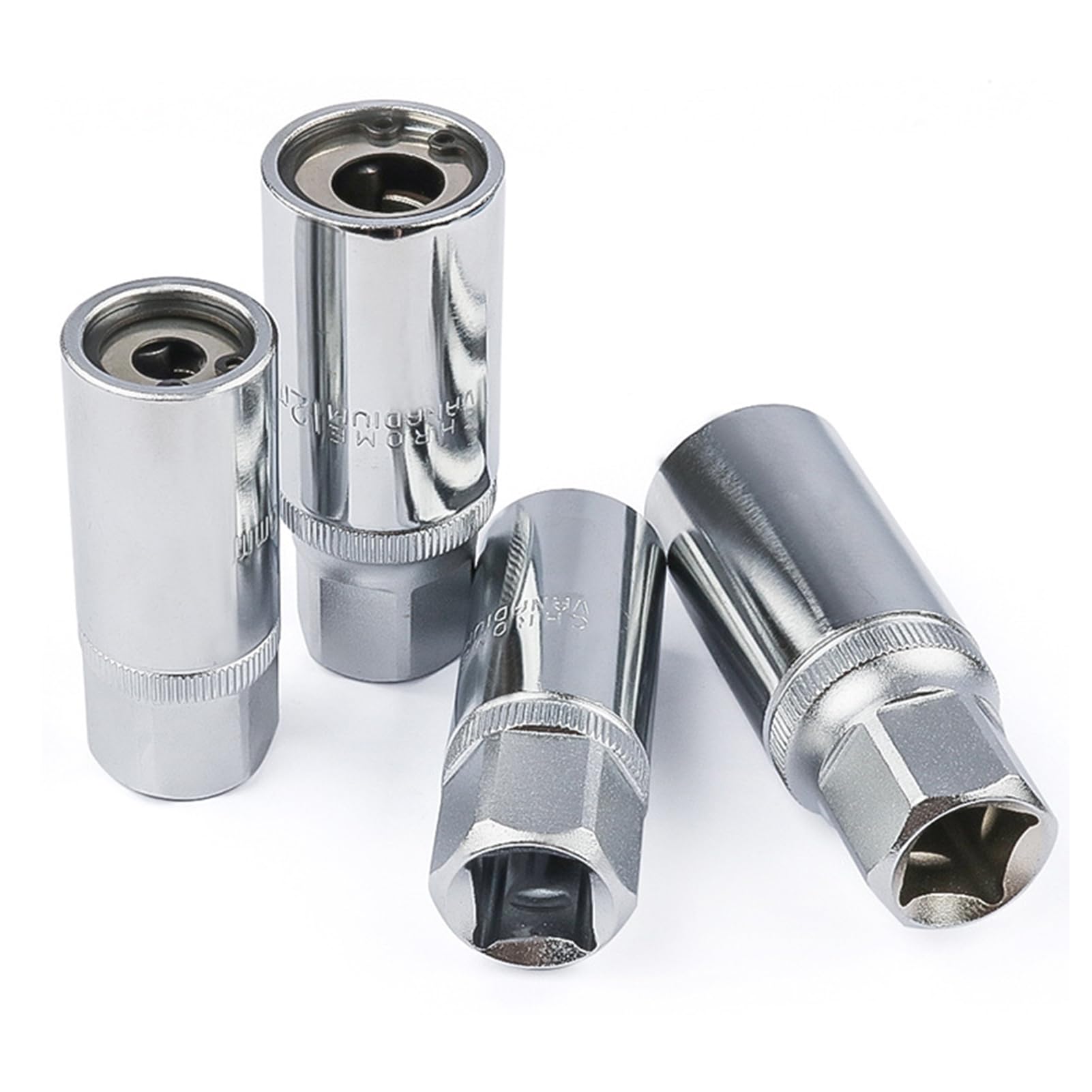 Set di Estrattori per Prigionieri Robusto Dispositivo di Rimozione Dadi Portatile per Prigionieri Rotti Chiave a Percussione da 1/2 Pollice Meccanici Domestici 4 Pezzi Bussole Estrattori