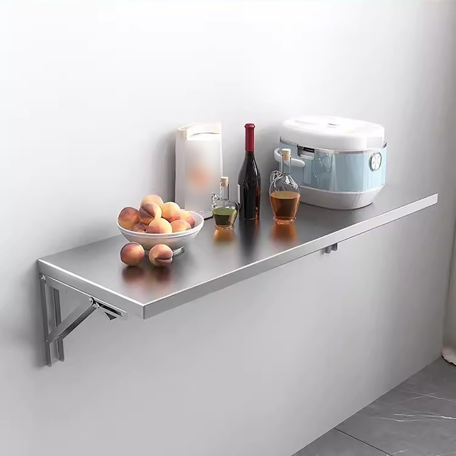 Bureau mural pliable gain de place L60xI30 cm moderne