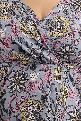Image of DMP FASHION Women's Cottion Printed Classic Trendy Fashion Dress