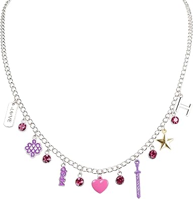 AICase for Kpop Necklace Merch Gifts Toys Stuff Necklace K_Pop Y2K Friendship Outfit Pendant Charm for Demon Hunters Huntrix Cosplay Costume Merchandise Jewelry Gifts for Fans Birthday Party Favors_1