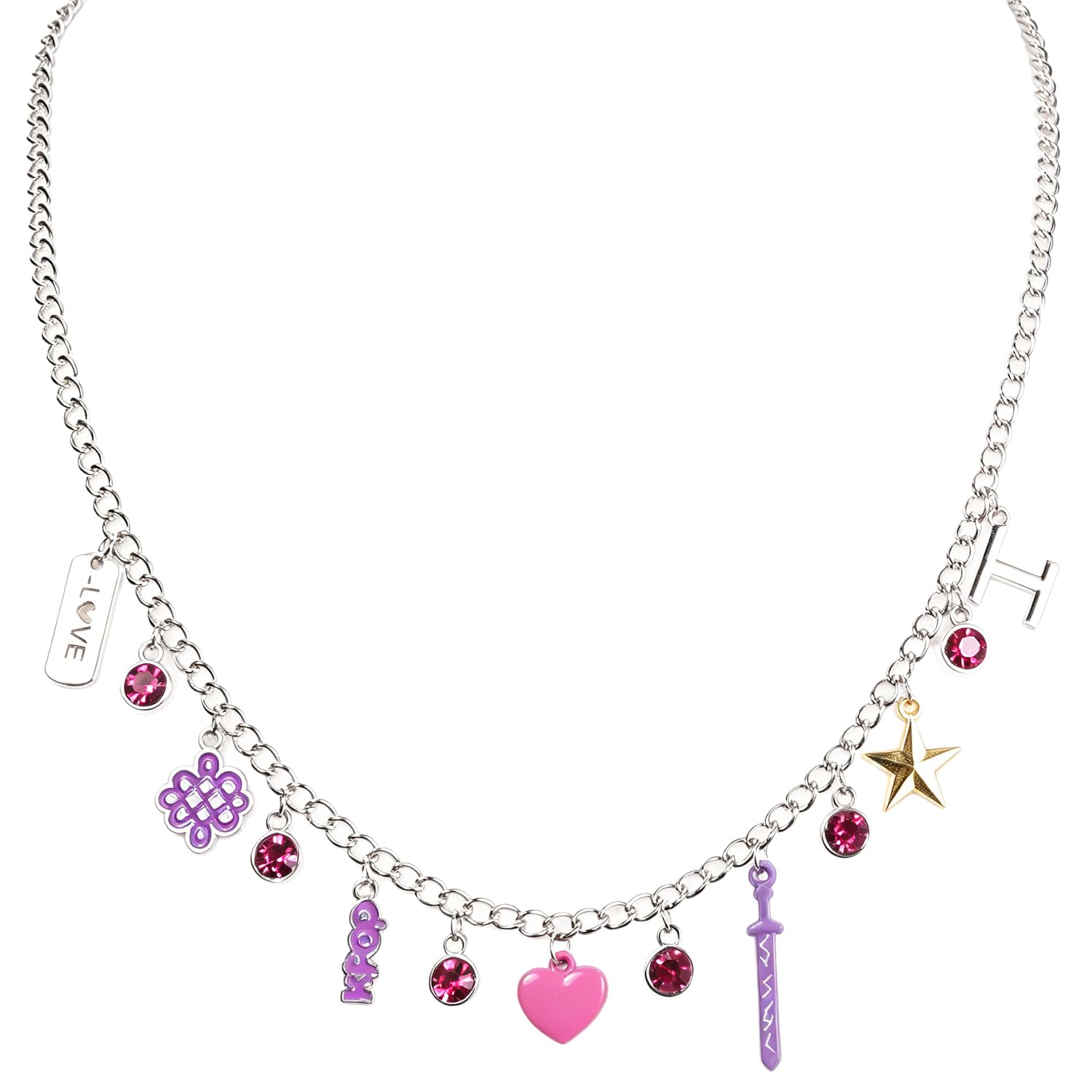 AICase for Kpop Necklace Merch Gifts Toys Stuff Necklace K_Pop Y2K Friendship Outfit Pendant Charm for Demon Hunters Huntrix Cosplay Costume Merchandise Jewelry Gifts for Fans...