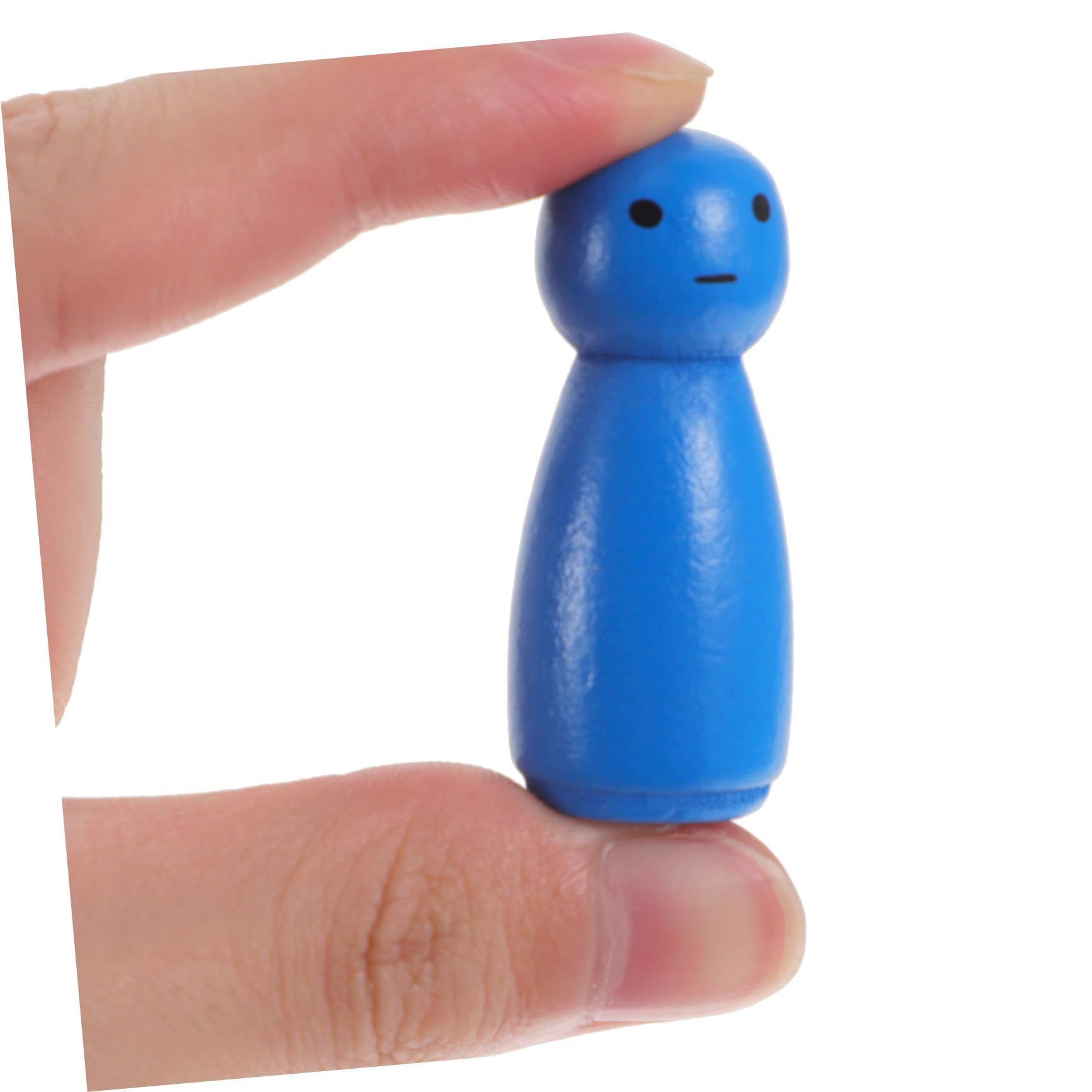 POPETPOP 28 Pezzi Bambole Peg in Legno Modelli DIY per Bambini | Figure Grezze da Dipingere, per Decorare la Stanza, Attività Creative Movimenti Fini
