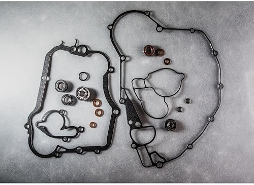 Miniatura 3 de Athena Piezas Kit junta bomba de agua con rodamientos para KTM SX 65 2001-2008, KTM XC 65 2008, negro