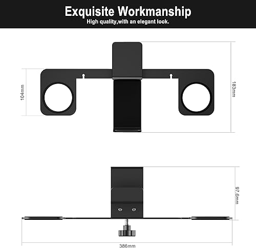 Miniatura 6 de BOOHENKA VR Headset Stand VR Hanger Headset Display Holder Headset Holder and Controller Mount Station Metal Storage Hook Compatible with Oculus
