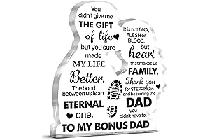 Bonus Dad Gifts From Daughter, Gifts for Step Dad Stepdad Bonus Dad Fathers Day Birthday