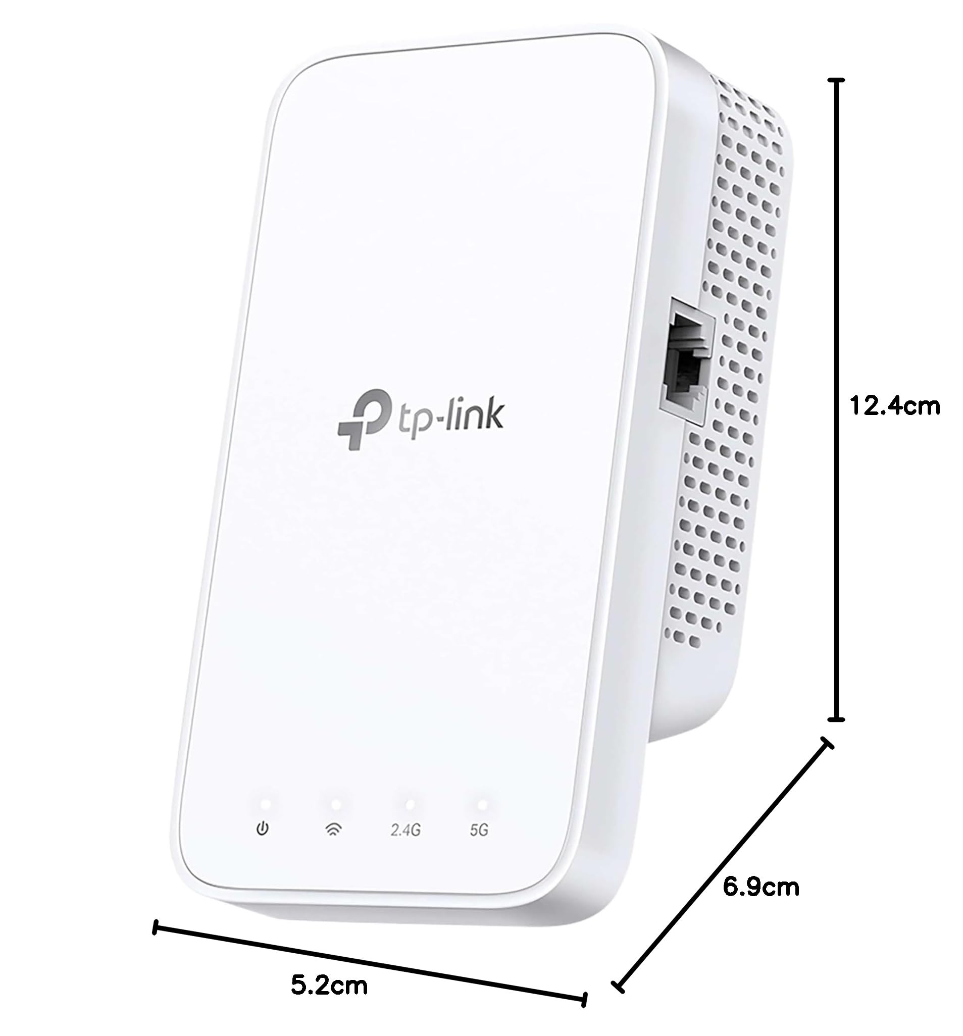 TP-Link RE230 Wzmacniacz sygnału Wi-Fi AC750 Dwupasmowy 2,4 GHz i 5 GHz 750 Mb/s Port Ethernet OneMesh Tryb Punktu Dostępowego