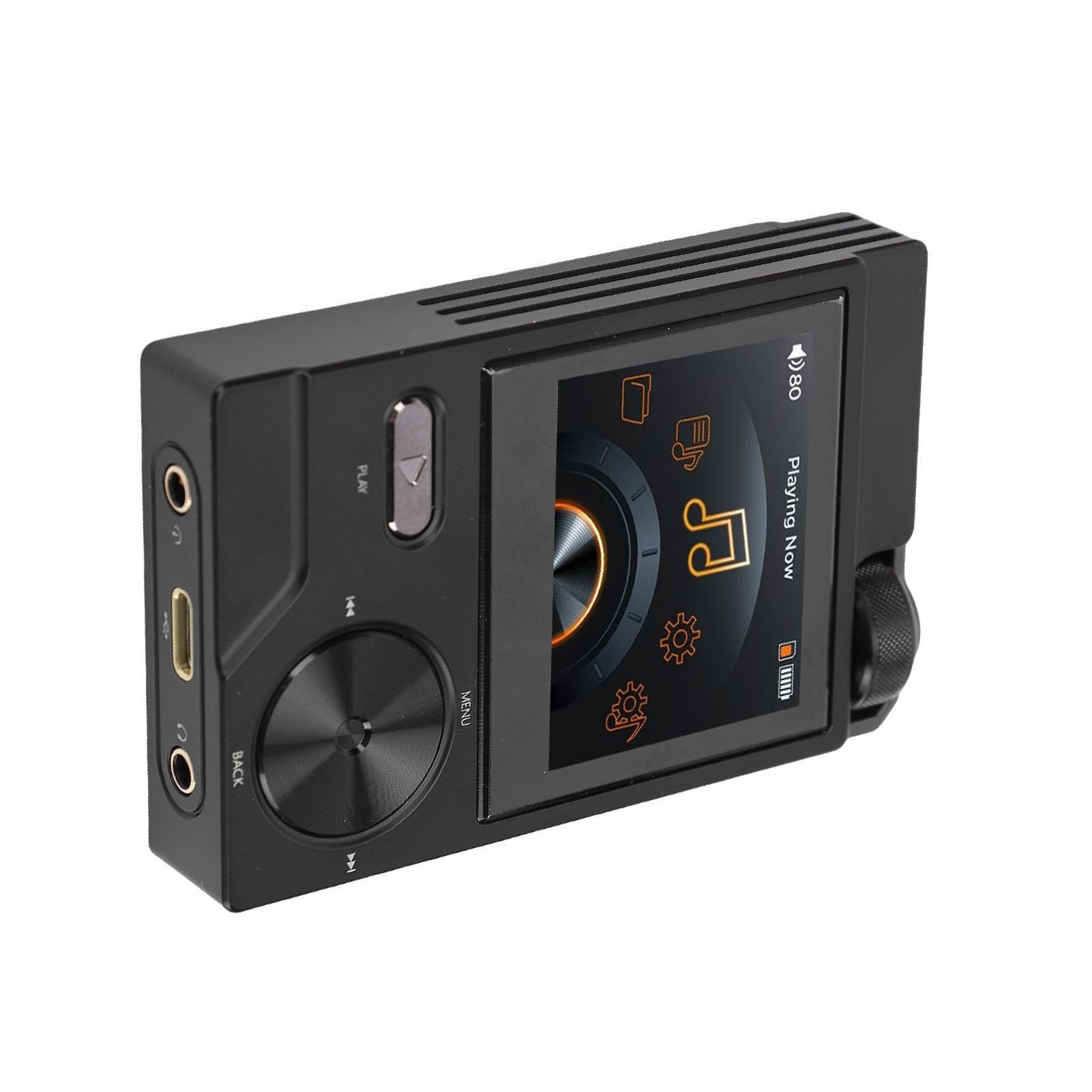 GOWENIC Reproductor de Música Digital de Alta Fidelidad de 64 GB |Soporte DSD FLAC sin Pérdidas, Pantalla de 2 Pulgadas, Reproducción 35H