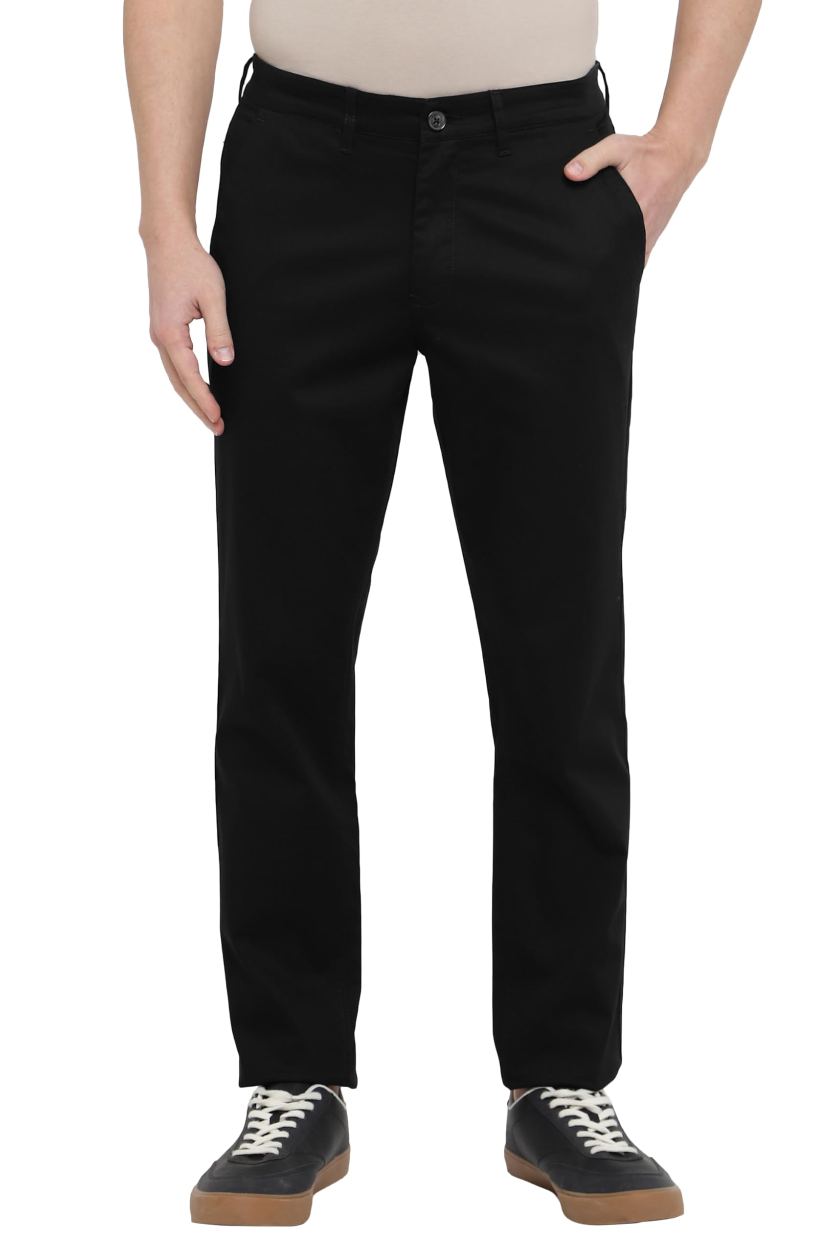 allen cooper Pure Cotton Streachable Casual Trousers for Men-picture-27