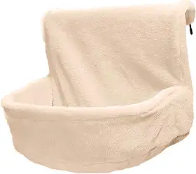 Cama de radiador para gatos, rede para gatos, cesta de cama de bolso, poleiro de janela para gatos, espreguiçadeira para radiador para, bordas, Bege
