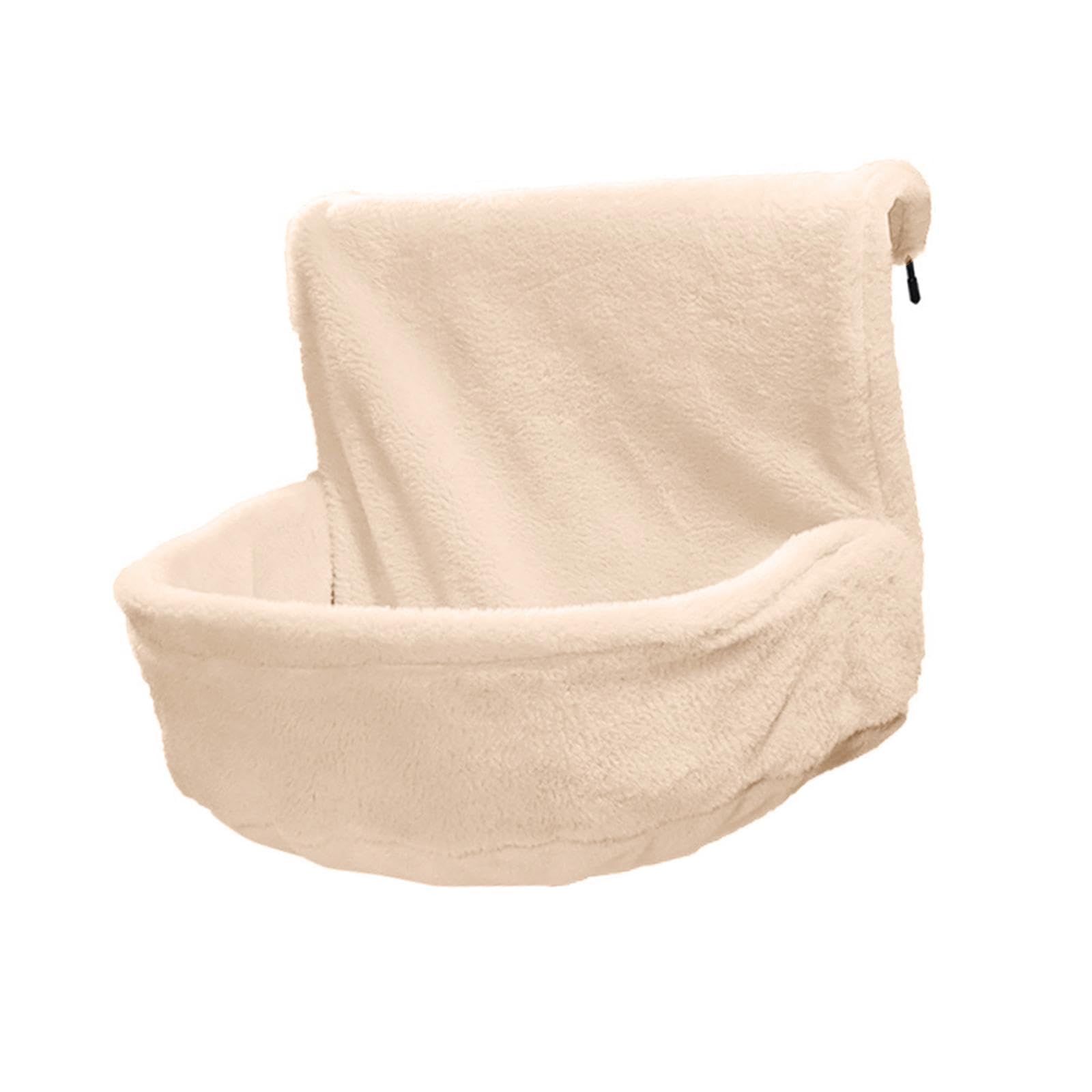 Cuccia Sospesa per Gatti, Amaca Pieghevole, Lettino, Tasca sul Termosifone, Ferro da Stiro, Flanella, Morbido Cestino, Spaziosa, Adatta per G, Beige