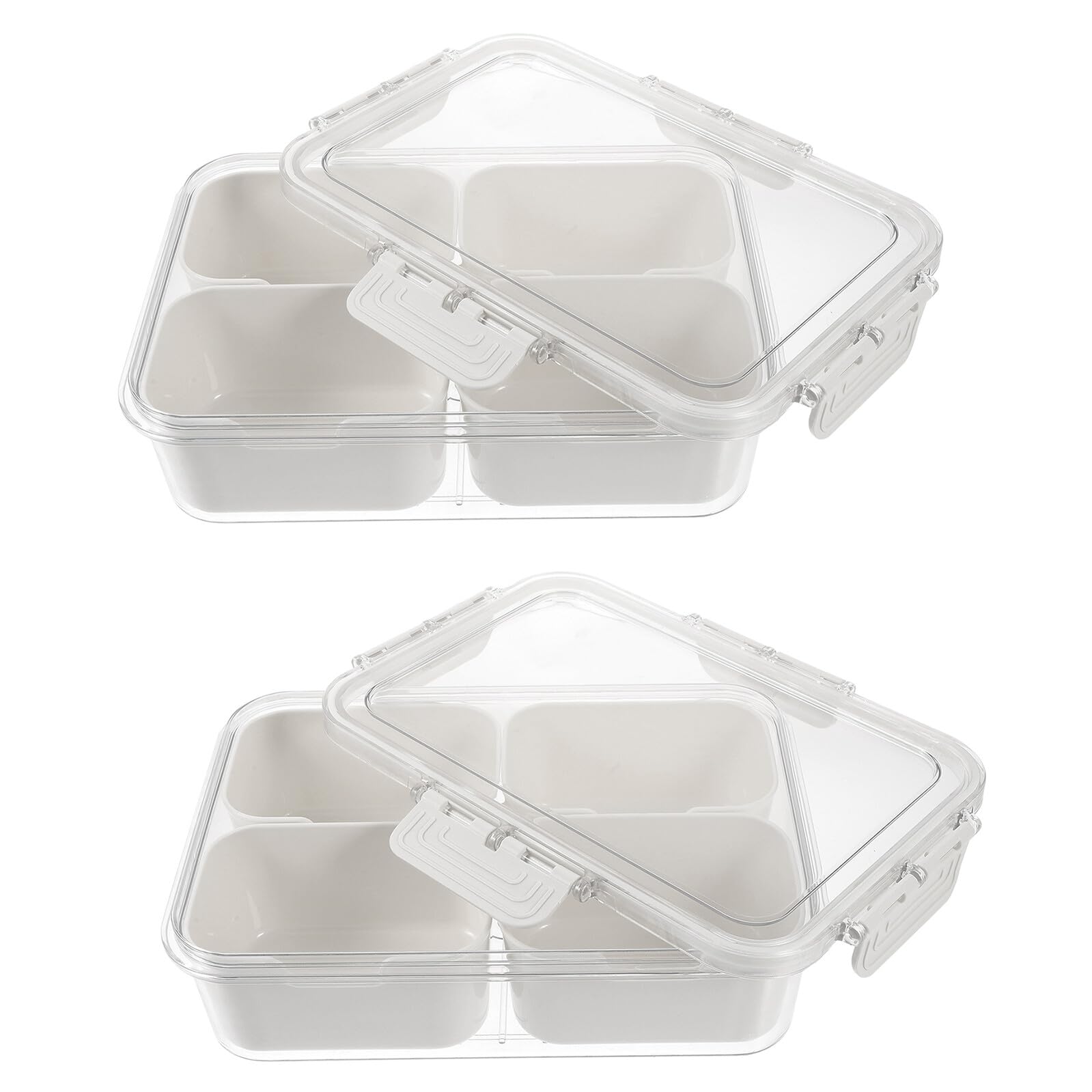 Boîte de Rangement Portable anti-mélange pour Fruits Secs et Snacks Fins