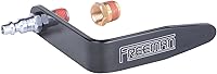 Vista 4 de Freeman PSTHSF – Gancho neumático de aluminio de 1 pulgada para herramienta con accesorio industrial recto de 1/4 pulgada
