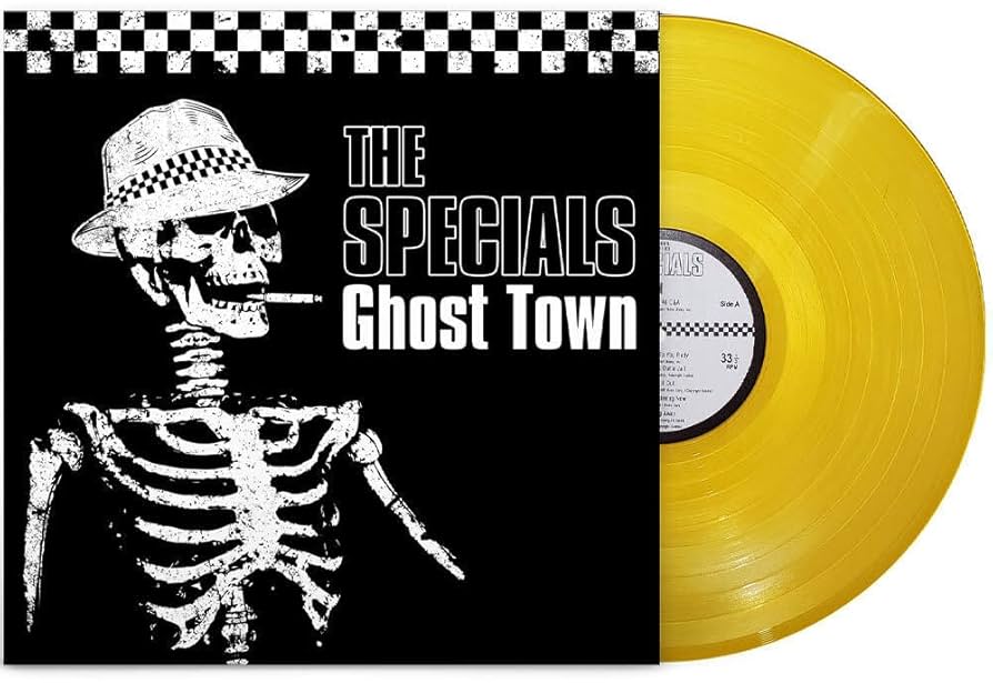 The Specials ‎/ Ghost Town LPレコード Amazon.co.jp: Ghost Town - Black/white Splatter [Analog