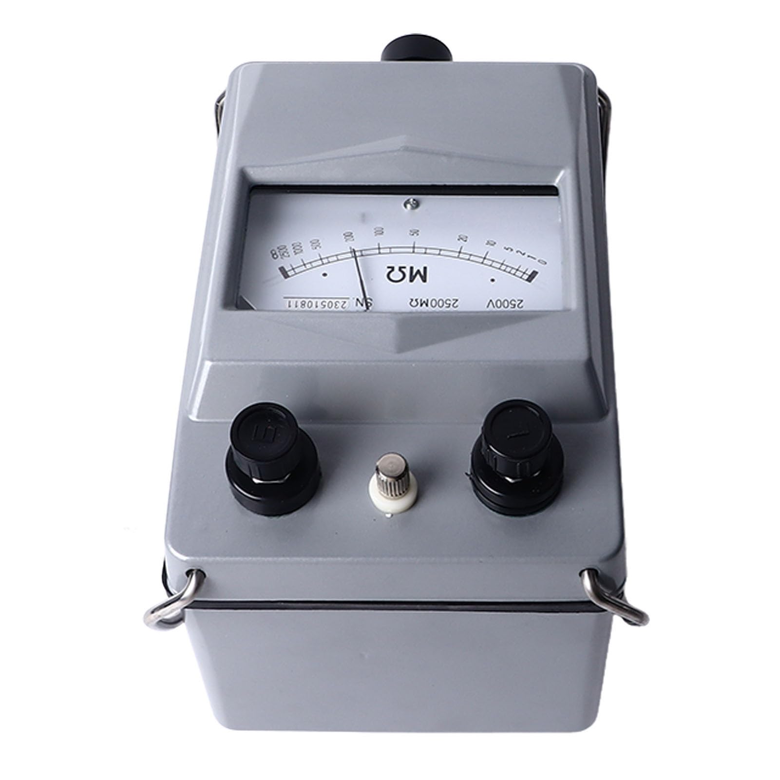 Megohmmeter, 2500 V Megohmmeter Isolationstester Aluminiumgehäuse Tragbarer Elektronischer Hochspannungs-Isolationswiderstand, Isolationswiderstandsmessgeräte