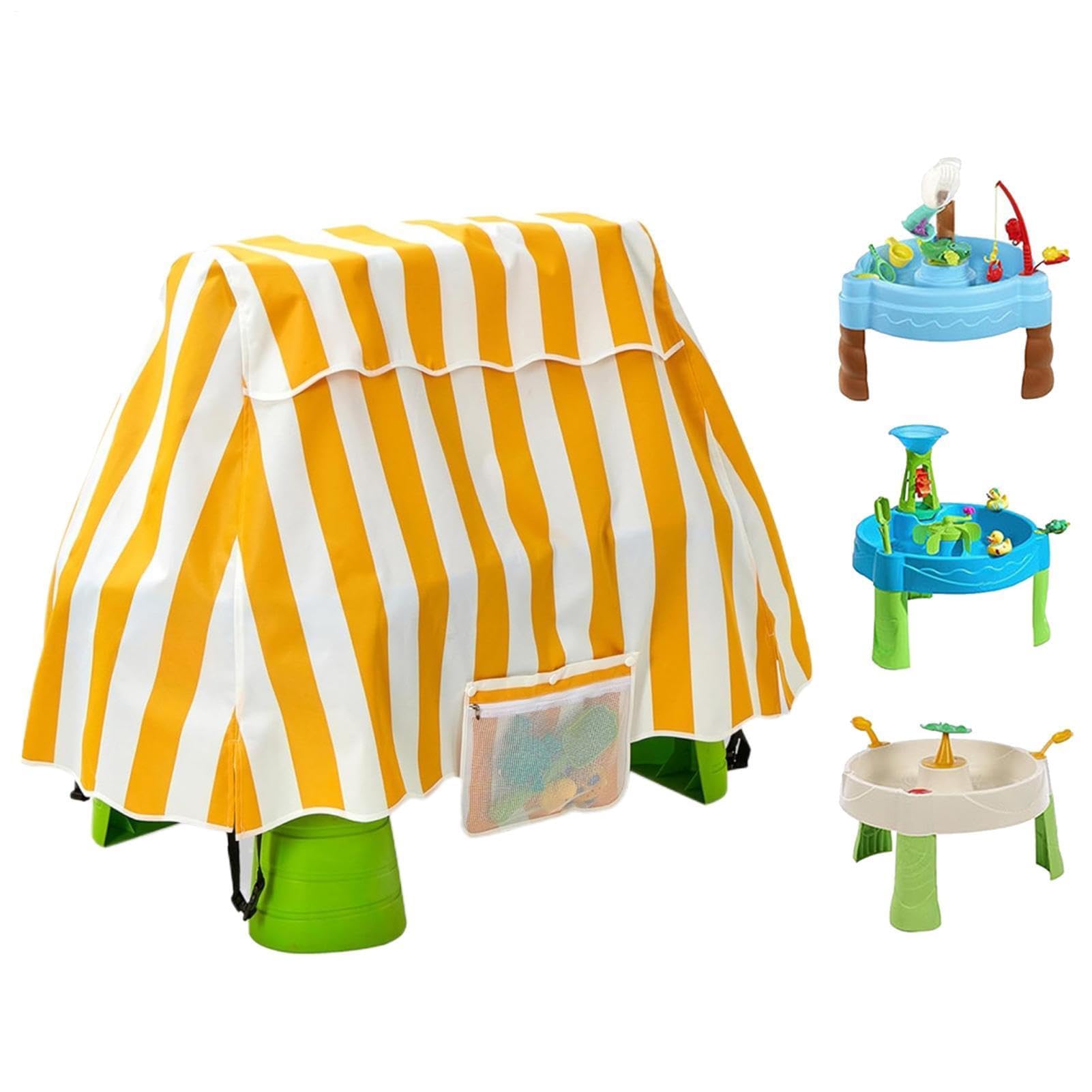 Funda para mesa de agua para niños, protección UV impermeable, accesorios de mesa de agua, para niños de 1 a 3 años, piscina, patio, interior, exterior, playa