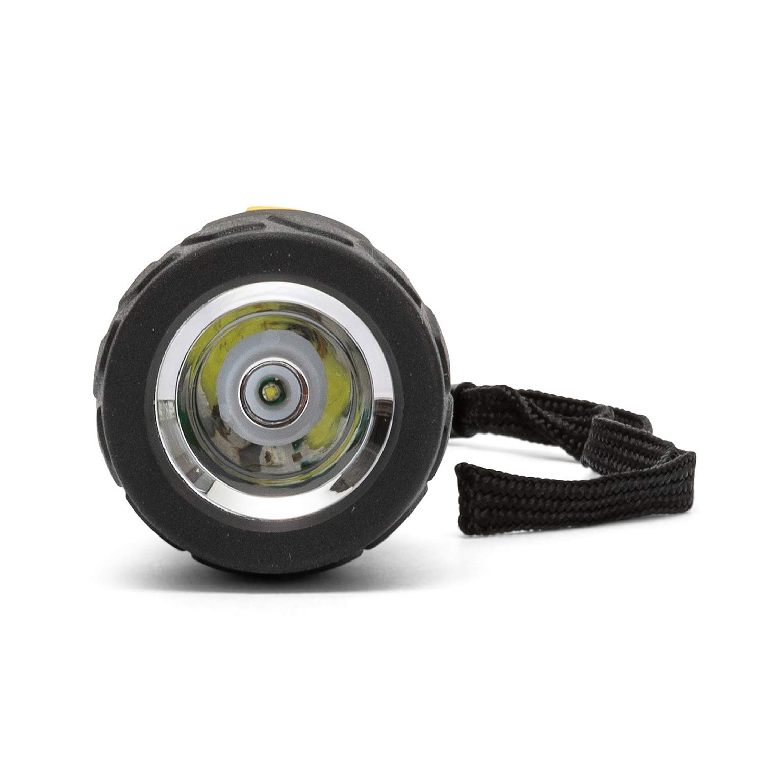 Velamp Hyper aluminiowa latarka LED z wygodną koronką. Współpracuje z 2 bateriami AA (nie wchodzą w zakres dostawy). Super jasna 70 lm (1 W), odporna na wodę i wstrząsy, aluminium, niebieska