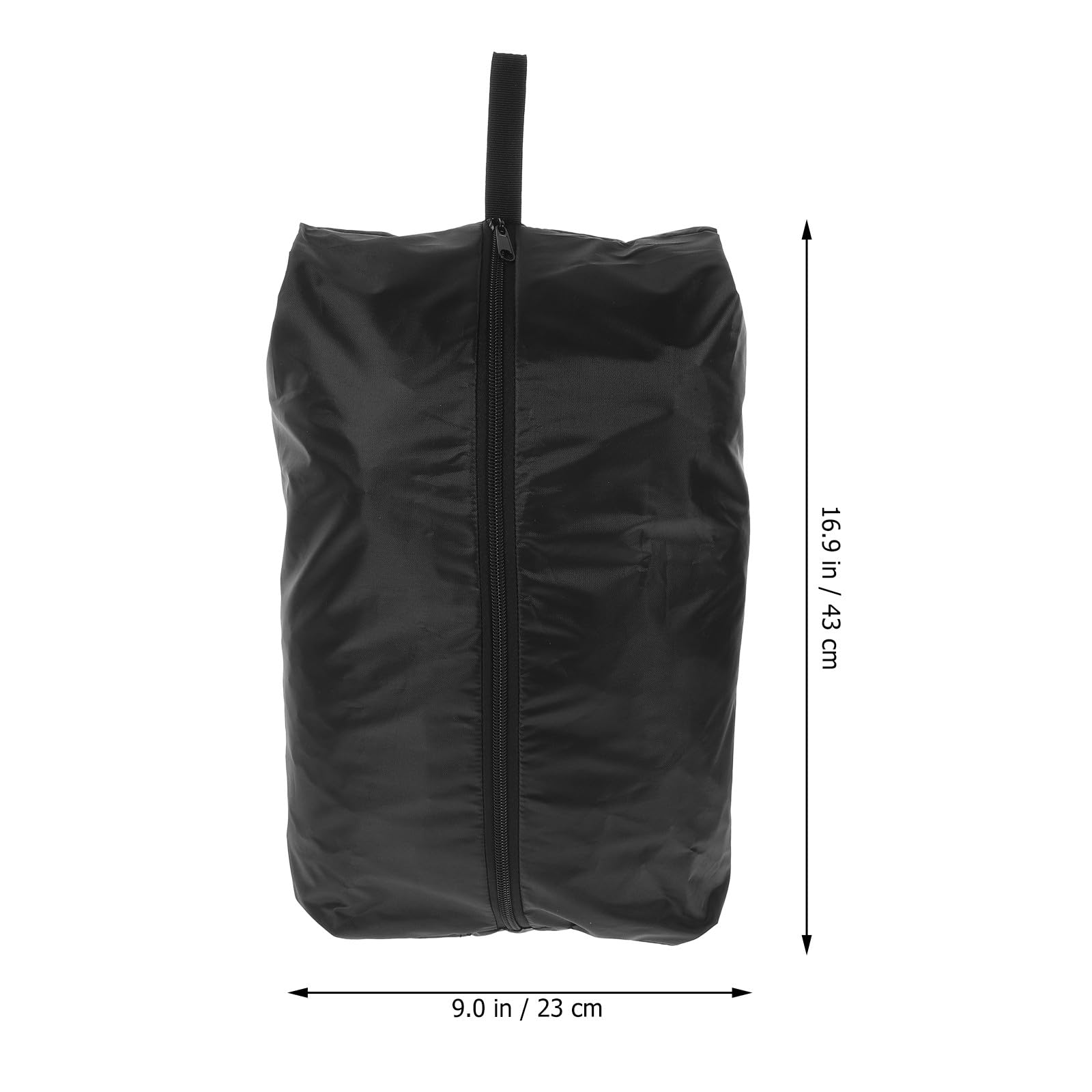 Borsa Organizer da Viaggio 4 Pezzi in Poliestere Nero