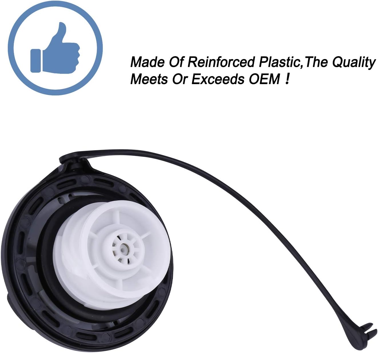 Fuel Tank Filler Cap,Gas Cap Compatible with Kia - Amanti, Cadenza, Forte, Forte Koup, Forte5, Optima, Rio, Sedona, Sorento, Sorrento, Soul, Spectra, Sportage，Replace#31010-3L600U, 310103L600U : Automotive