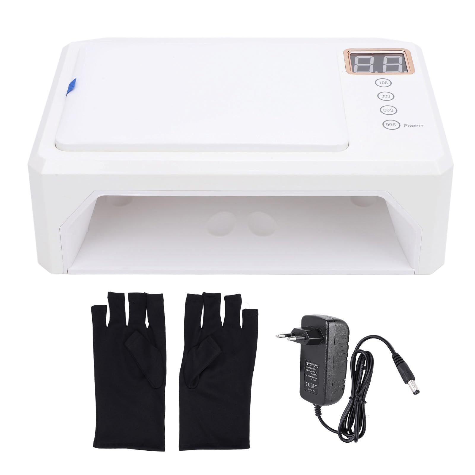 Lámpara de Uñas de Placa, 288W 4 Lámpara Almohada Manual Presione en las Uñas del Hogar (Enchufe de la UE)