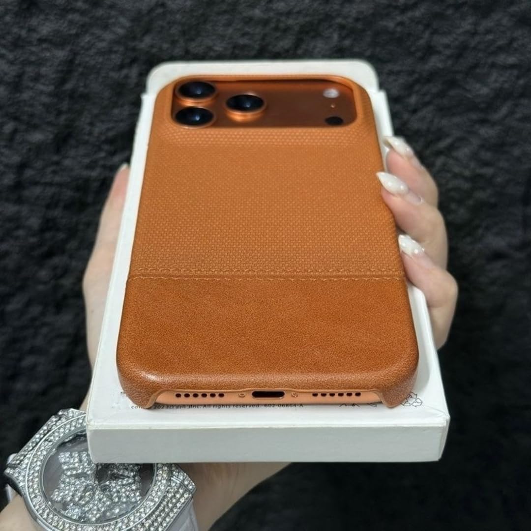 Custodia in similpelle con inserti, senza cornice, opaca, antiurto, per iPhone 12 (per iPhone 12/grigio)