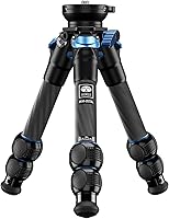 Vista 1 de Kit de Trípode de Mesa de Fibra de Carbono SIRUI con Ajuste de Cuenco ±15°, Ultraligero Compacto de Solo 0.62kg, Carga Máxima 5kg/11.02lb