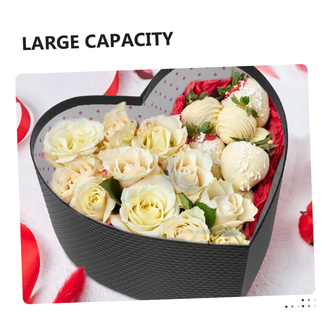 Alipis 2stücke Herzförmige Geschenkboxen Aus Papier Für Valentinstag Kreative Verpackung Für Blumen Und Robust Und Leicht Für Hochzeiten Und Besondere Anlässe