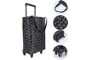 Premium Folding Shopping Bag With Wheels