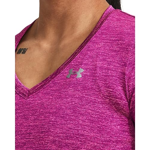 Image of Under Armour Womens Tech V-Neck Twist Short-Sleeve T-Shirt