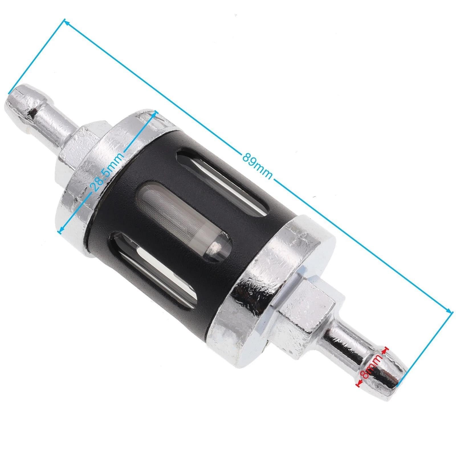 Moto Filtro Filtro Carburante Benzina per Moto per CRF YZF KXF ATV Quad Pit Dirt Bike(Vert)