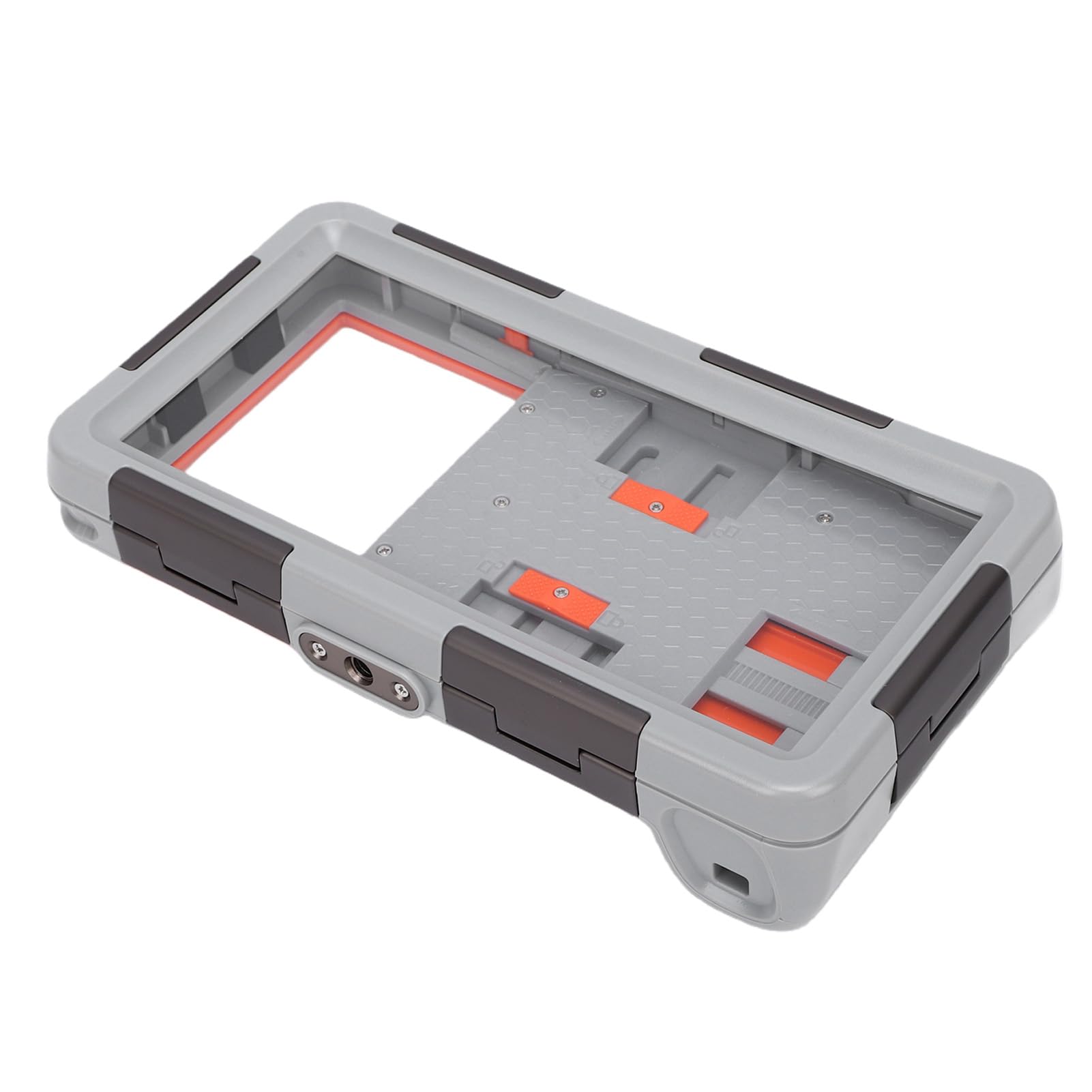 Funda para Teléfono con Snorkel Subacuático para S Series, Resistente Al Agua, 15 M de Profundidad, Diseño Liviano, Listo para Aventuras (Gris y Naranja)
