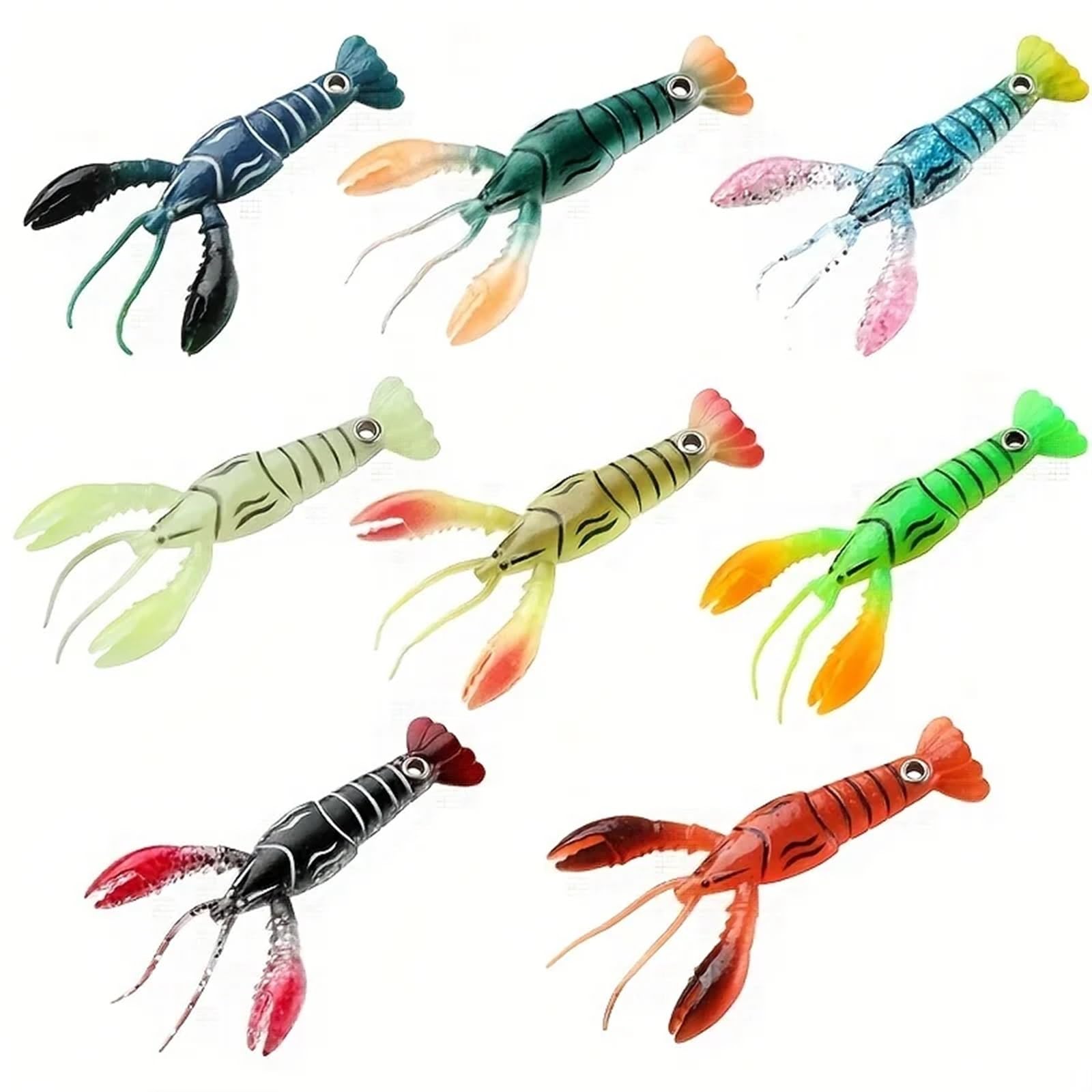 9.5 cm 1 pièces leurre de pêche à la crevette Souple bionique écrevisse appât Souple matériel de pêche