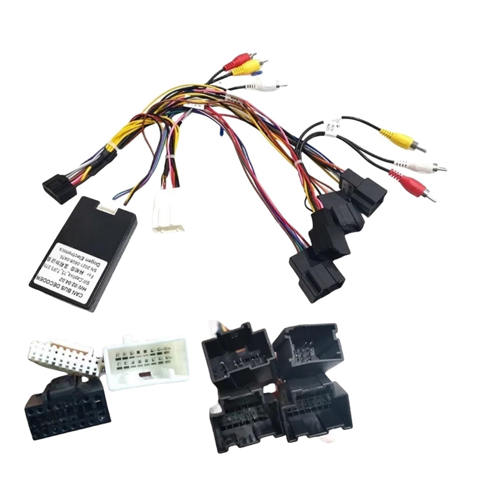 Adattatore for cavo di alimentazione Android a 16 pin for autoradio compatibile con il cablaggio del lettore CD/DVD Chevrolet Captiva Epica