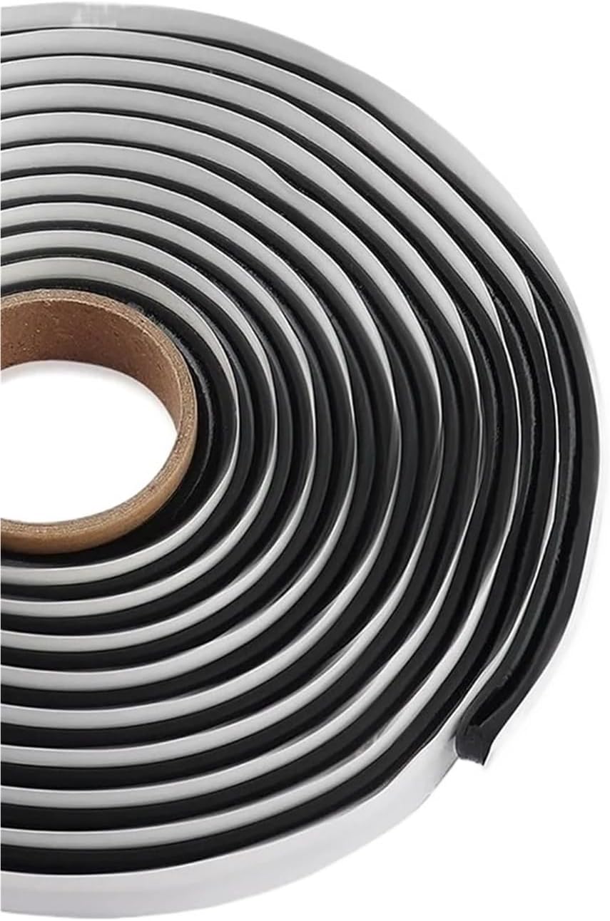4m Butyl Sealant Tape Car Headlight Butyl Rubber Seal Strip for Installing Car Part, Windows, Doors and Windshield Sealing