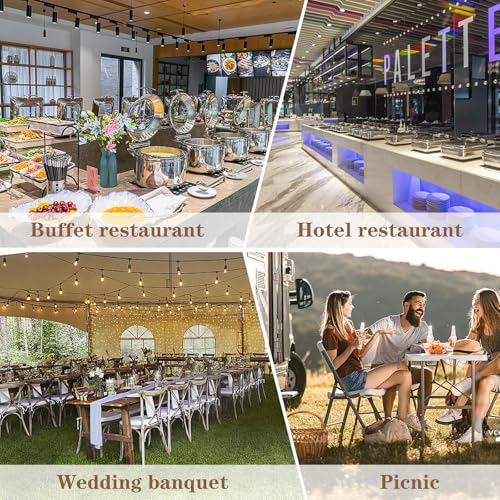 Plats électriques en acier inoxydable pour buffet et restauration