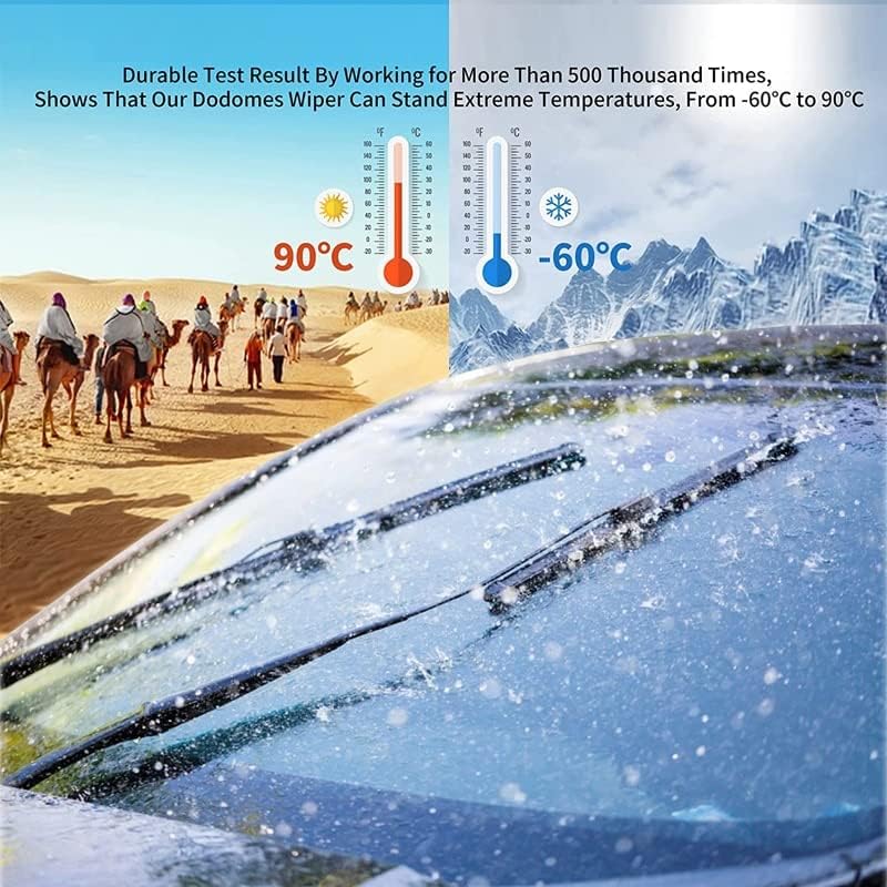 Miniatura 4 de Limpiaparabrisas delantero y trasero de vehículo para MG 6 MG6 XPower eMG6 PHEV MG6 Pro 2016-2023 Cortador de Windows, cepillos para parabrisas 2019