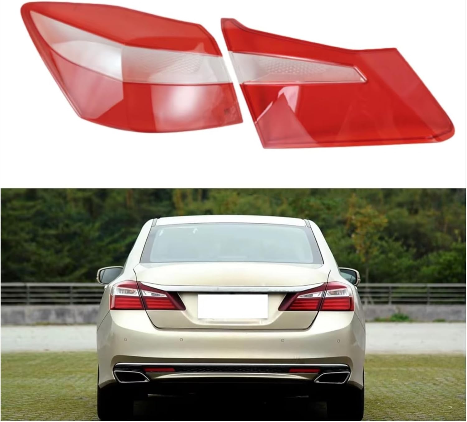 Tail Lamp cover For Accord For Hybrid Version 2016 2017 Car Lights Shell Rear Accessories Replacement (Outside Left)