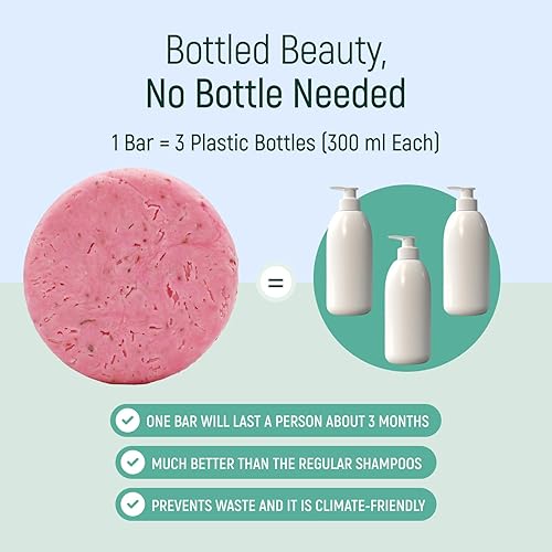 Miniatura 6 de Barra de champú de agua de proteína de arroz sólido con jabón para el cabello con efecto acondicionador - Barras de champú para cabello con todos