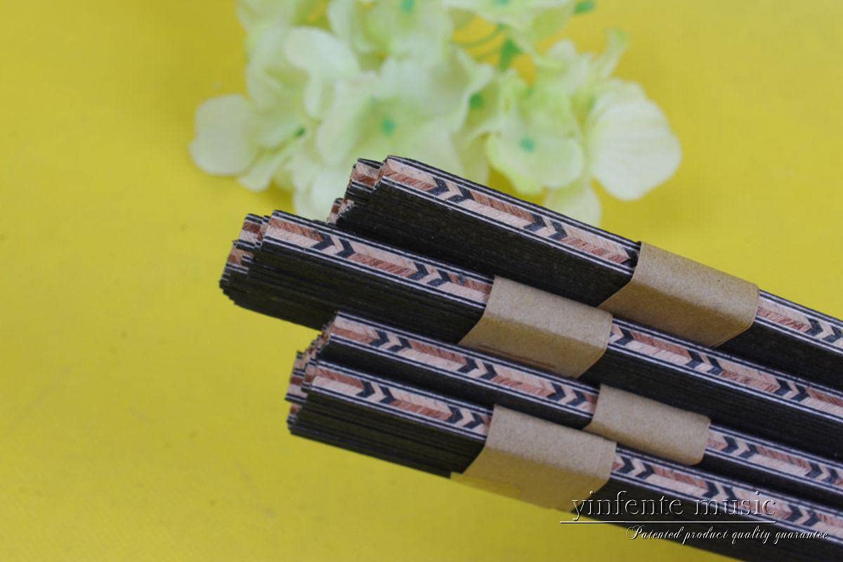 25pcs guitar Strip LUTHIER Purfling Binding MARQUETRY Inlay New Guitar parts 640x5x1.0mm #69