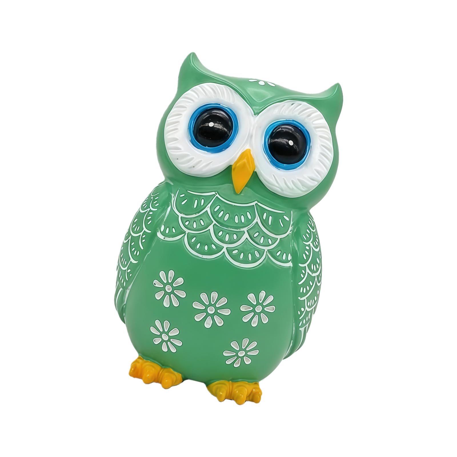 Figurine de hibou rétro : petite sculpture d'animal pour déco salon et étagère tendance