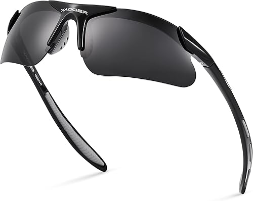 Xagger Gafas de sol deportivas polarizadas para niños y niñas de 8 a 14 años, niños, adolescentes, béisbol, sóftbol, TR90