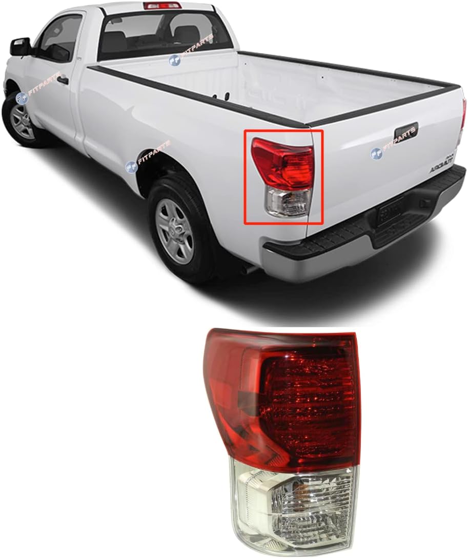 FitParts Compatible With Left Driver Side Halogen Tail light Assembly Toyota Tundra 2010-2013. New, Waterproof TO2800183 815600C090