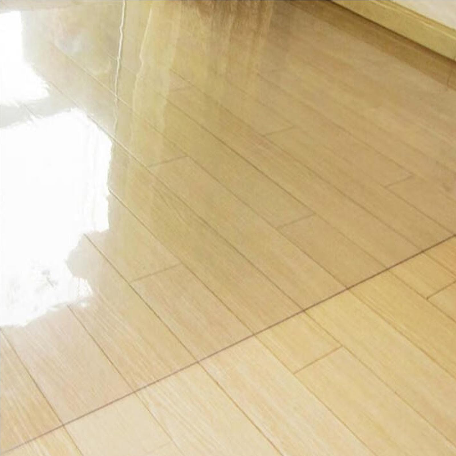PVC Bodenmatte transparent für harte Oberflächen 1,5 mm Dicke Schutzhülle aus Kunststoff für Bürostühle oder Schreibtischstühle (80 x 130 cm)