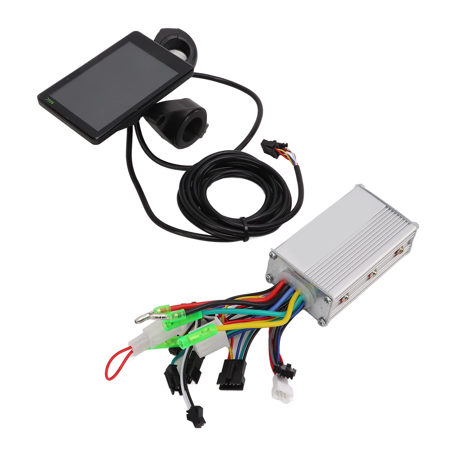 350W Brushless Motor Controller Kit, Groove Design Good Heat Dissipation 48V 60V Electric Controller Sensitive Control Easy to Use for Electric Bike-image-48