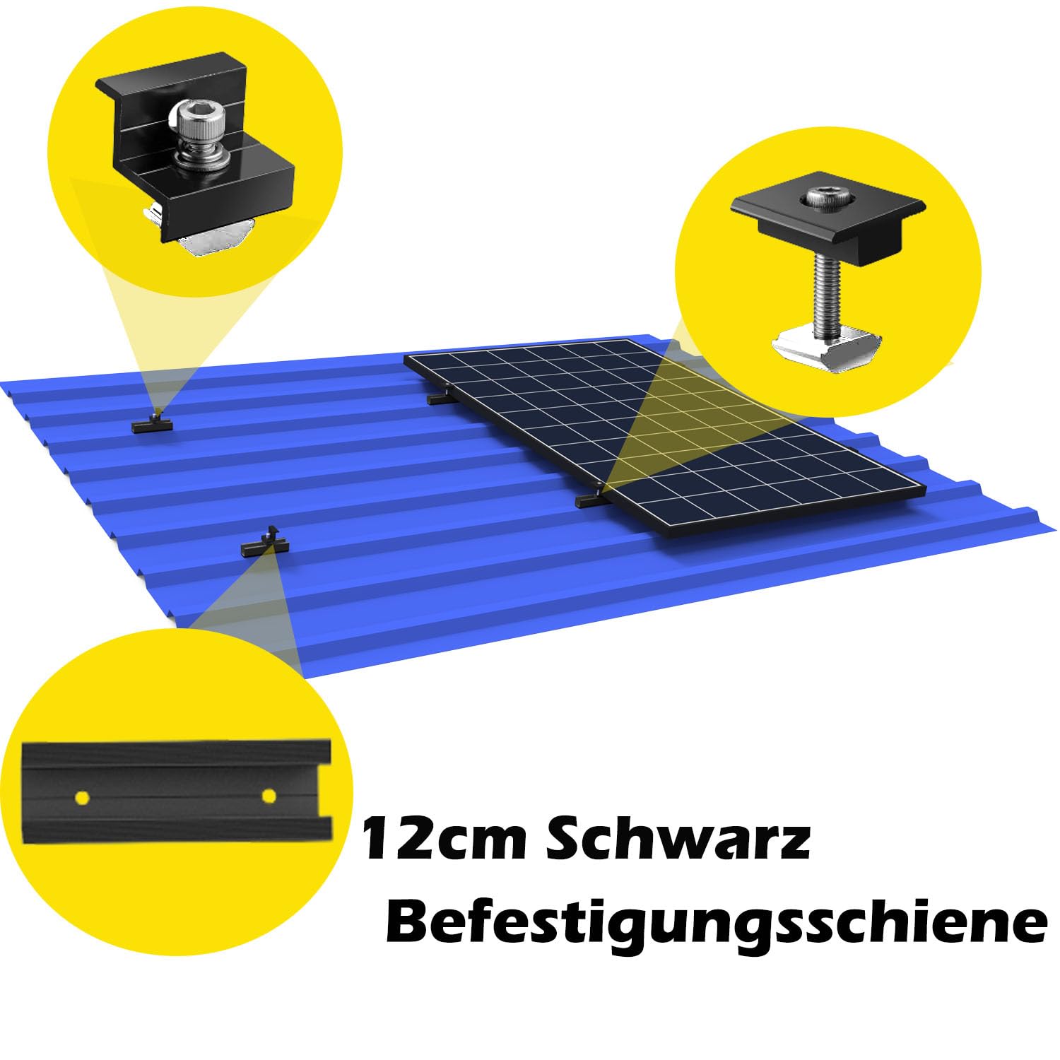 Supporto per pannello solare, ipianto PV binario di fissaggio 300
